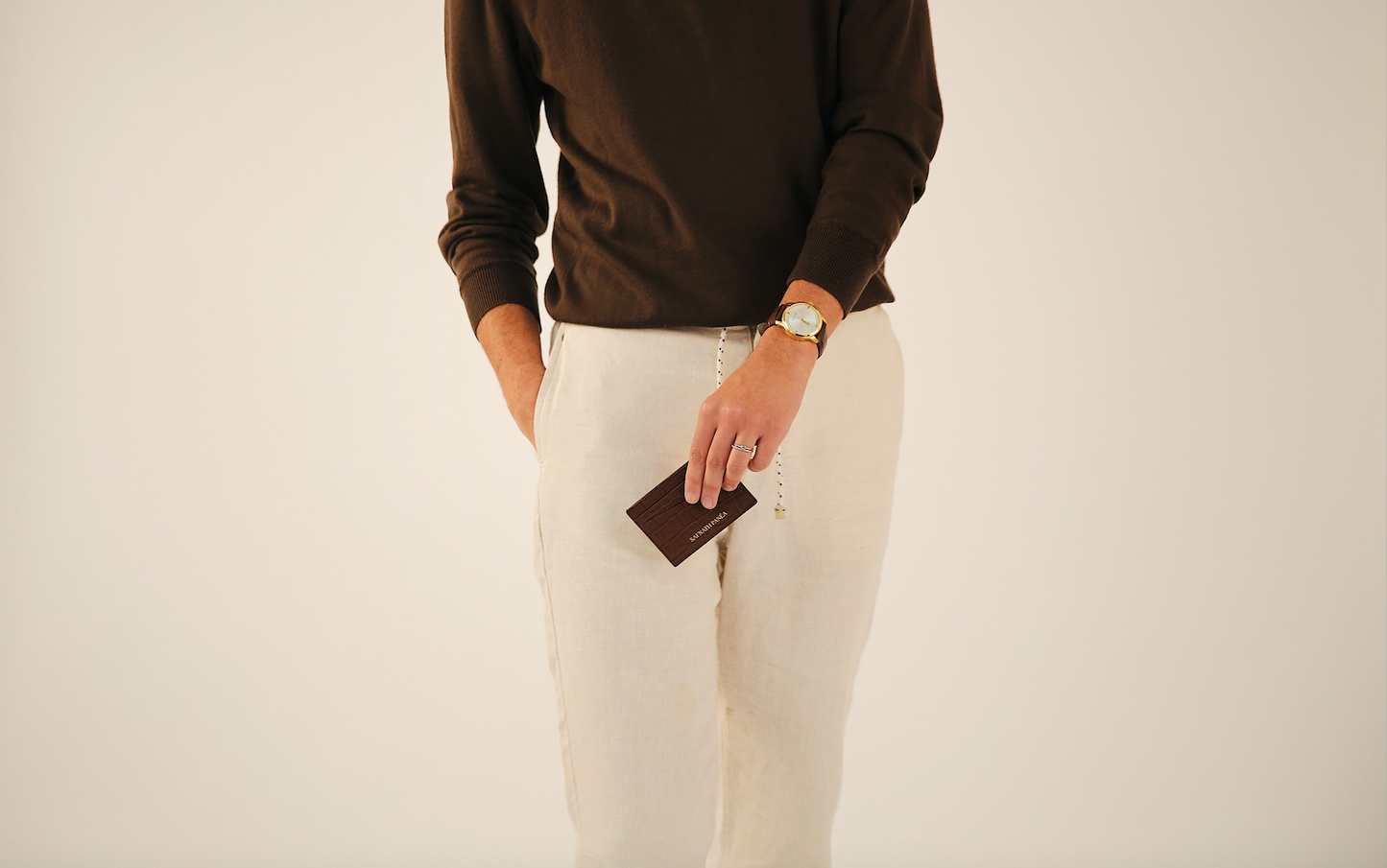Porte-Cartes Cuir marron