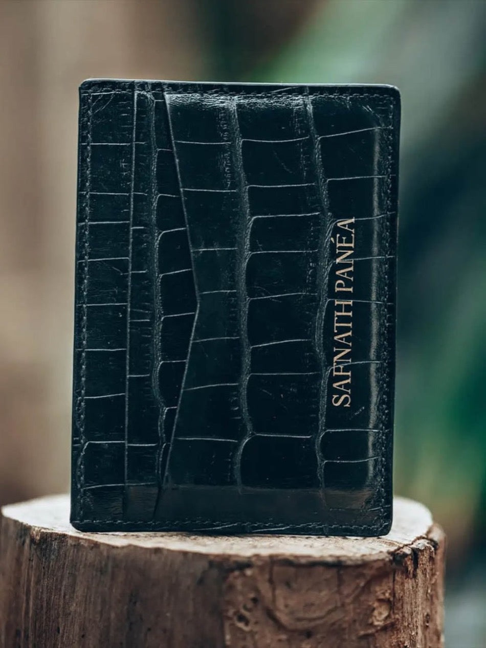Porte-Cartes Cuir noir