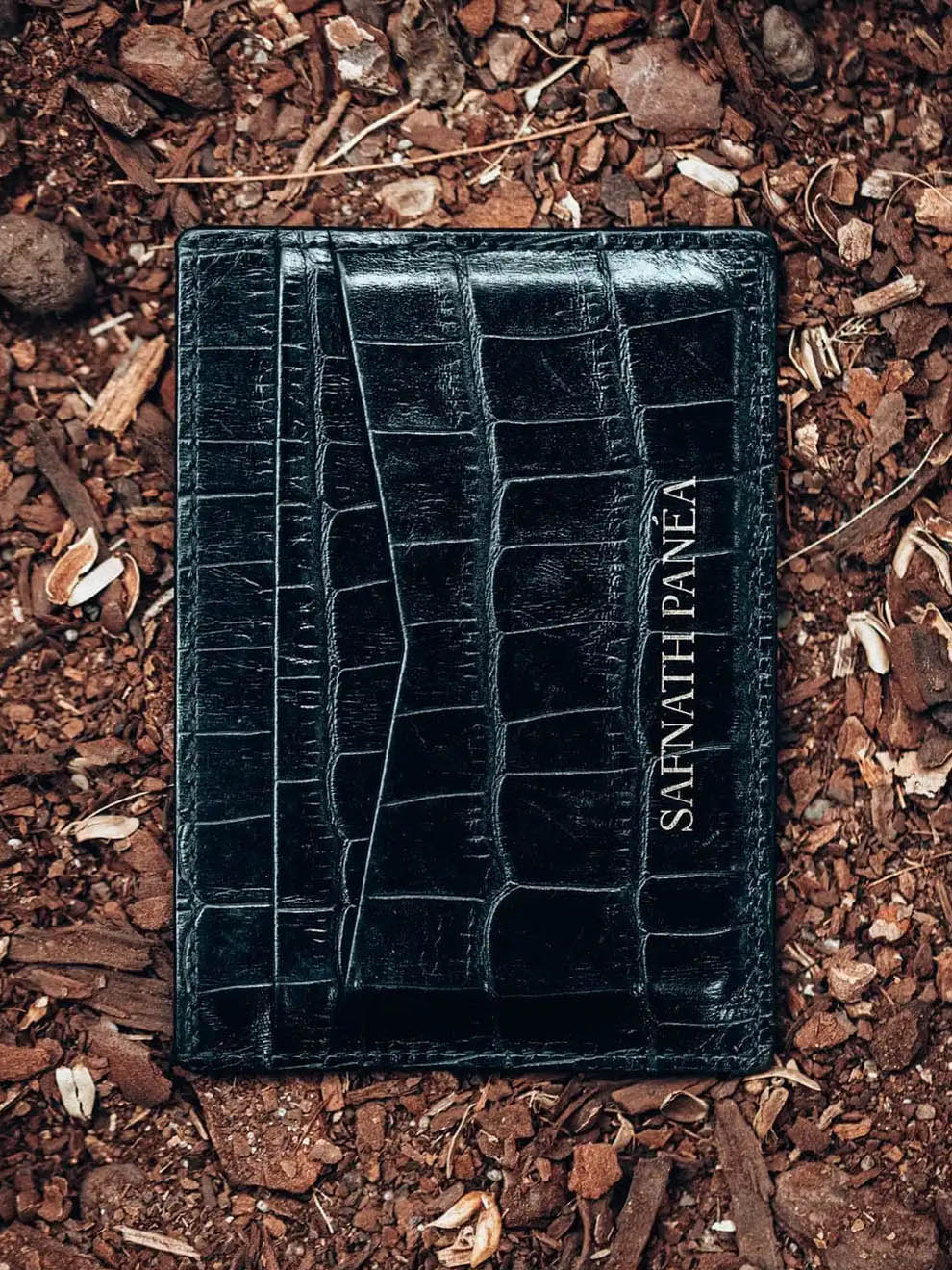 Porte-Cartes Cuir noir