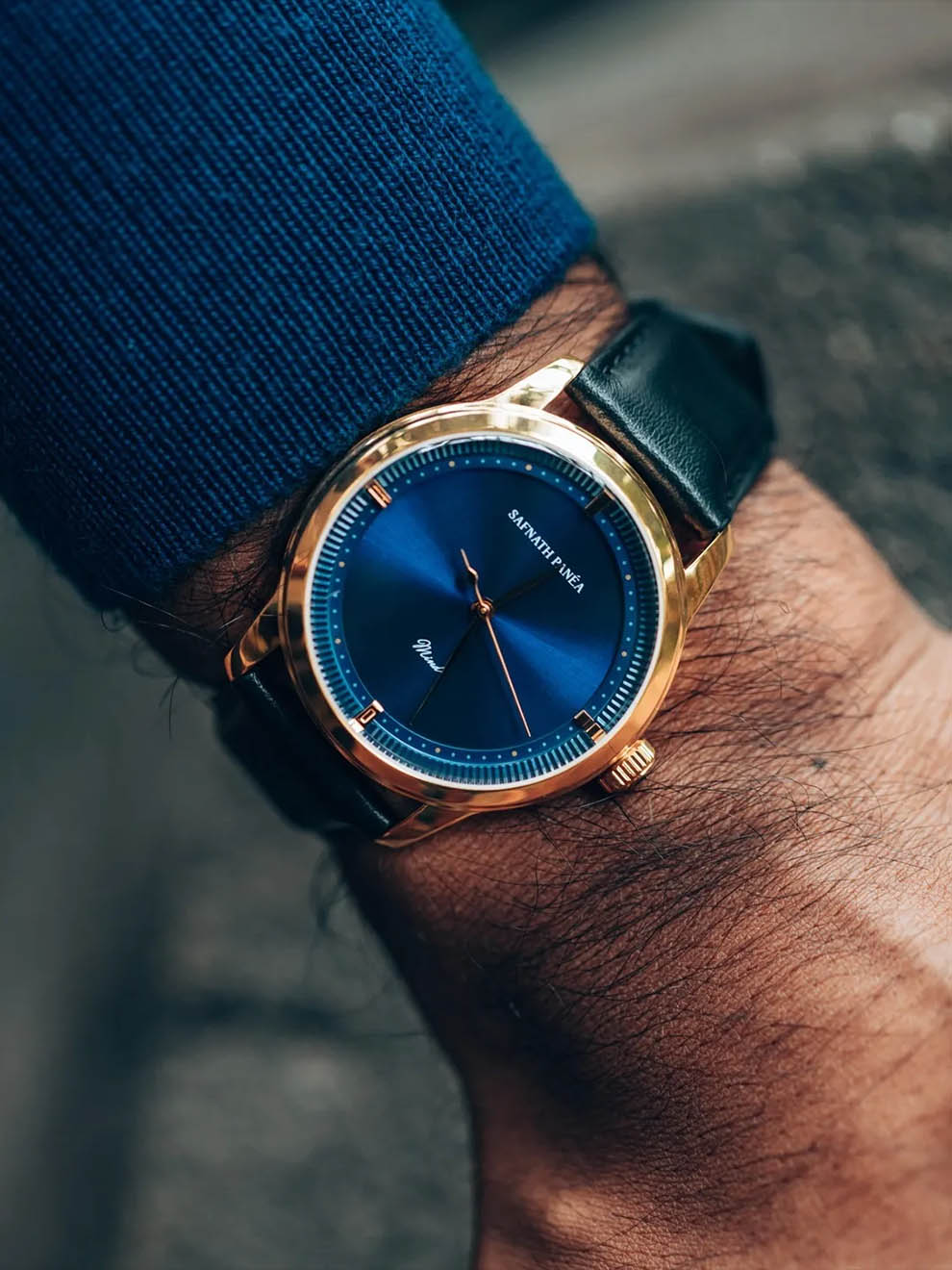 Montre Gold Blue